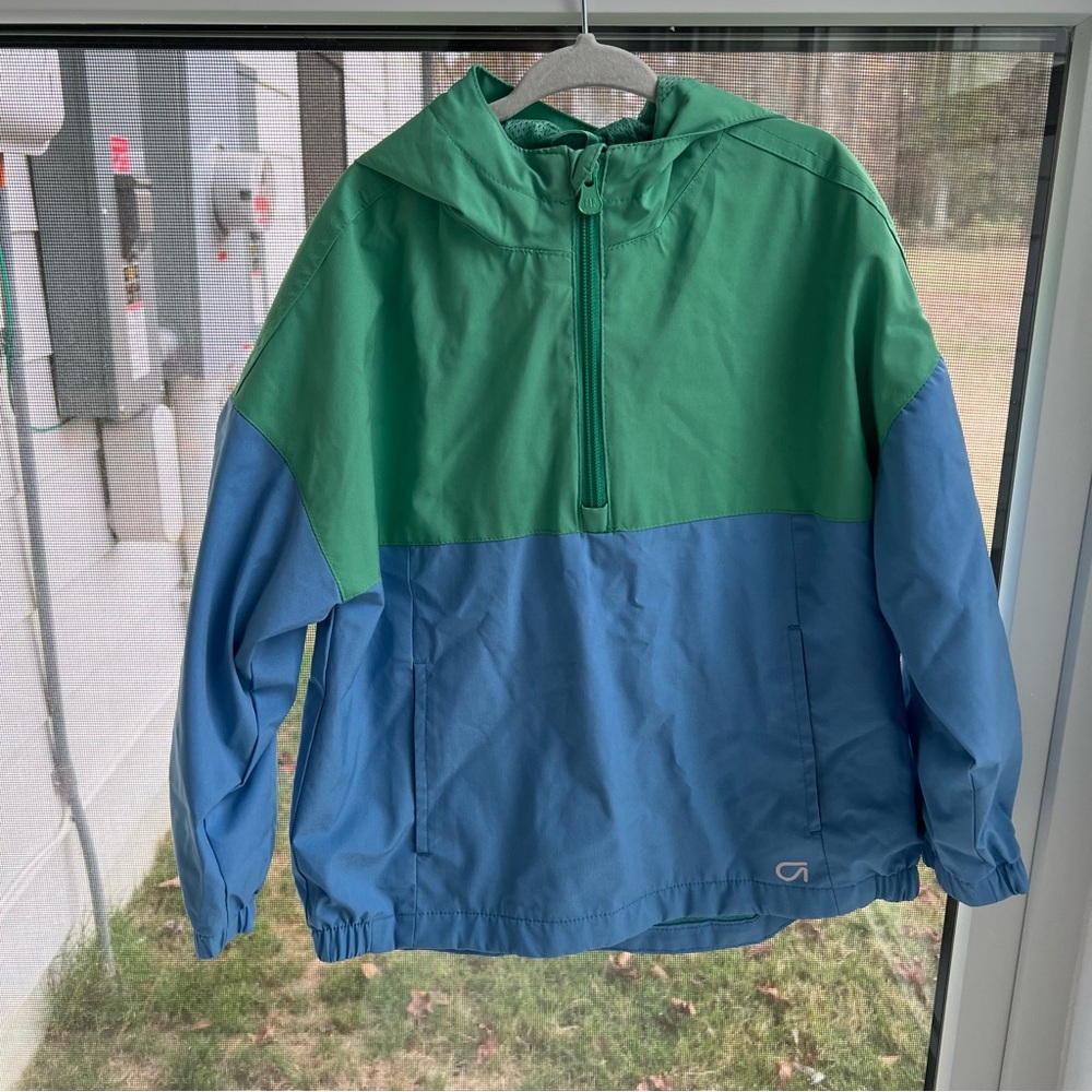 Gap color block unisex rain jacket
